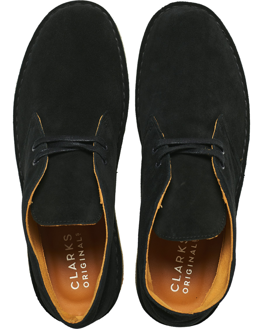 Herre | | Clarks Originals | Desert Boot Black Combi Suede