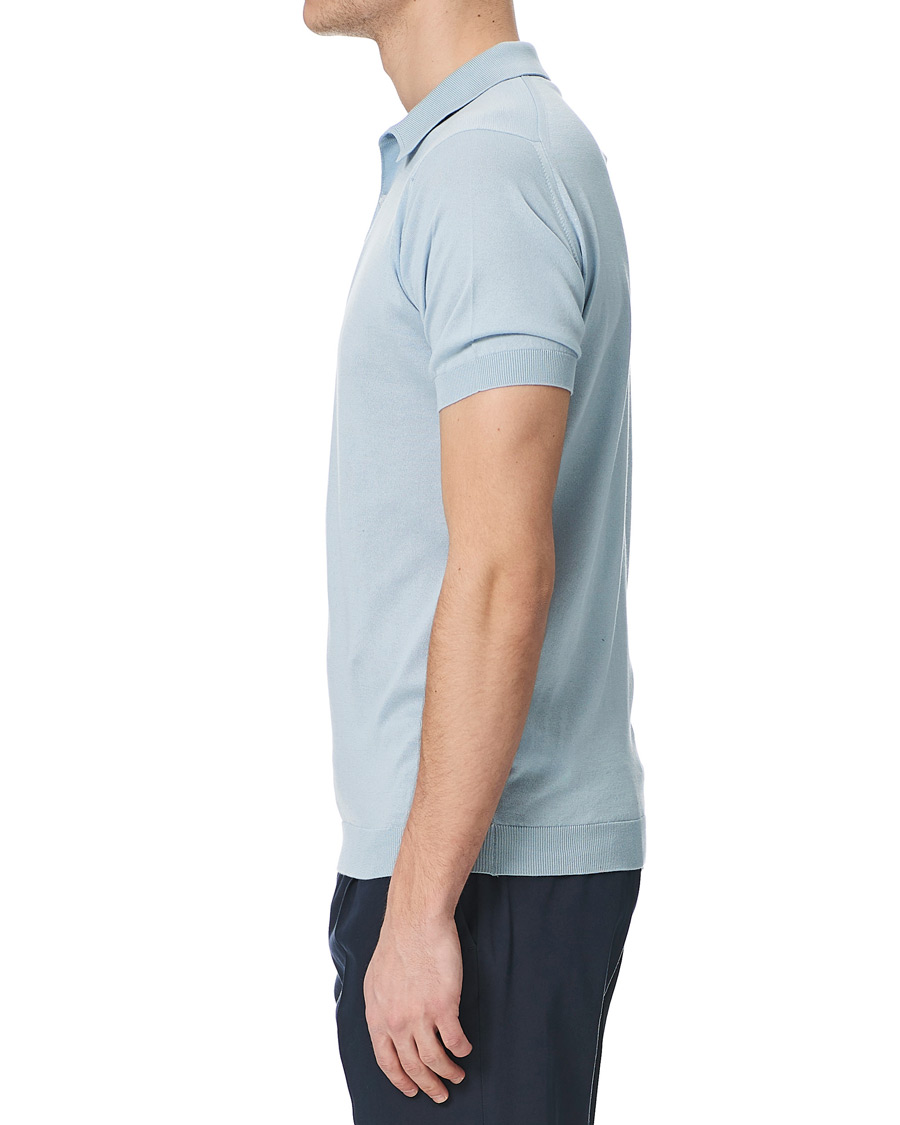 Herre | Pikéer | John Smedley | Adrian Sea Island Polo Coast Blue