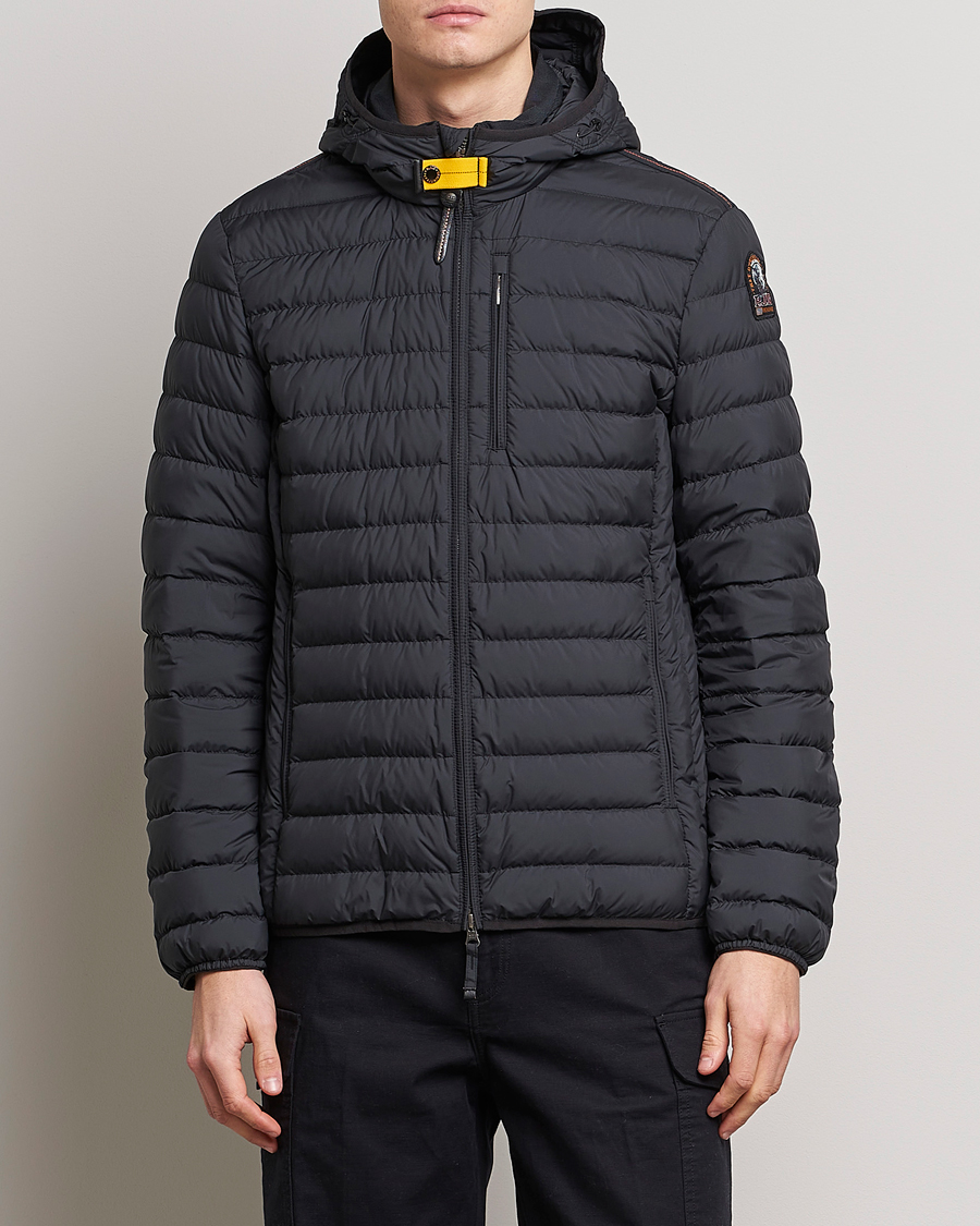 Herre | Lettvektsdunjakker | Parajumpers | Last Minute Super Lightweight Hooded Jacket Black