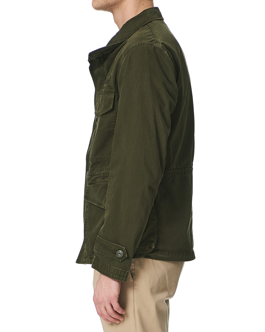 Herre | Jakker | L.B.M. 1911 | Cotton Gabardine Field Jacket Olive