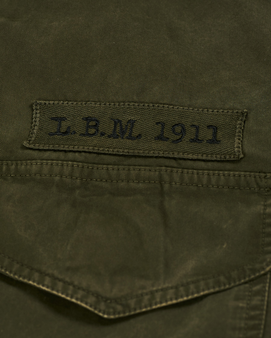 Herre | Jakker | L.B.M. 1911 | Cotton Gabardine Field Jacket Olive