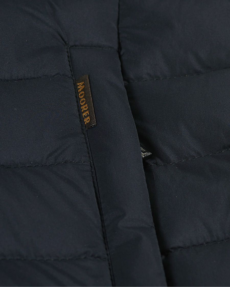 Herre | Jakker | MooRER | Padded Down Vest Dark Blue