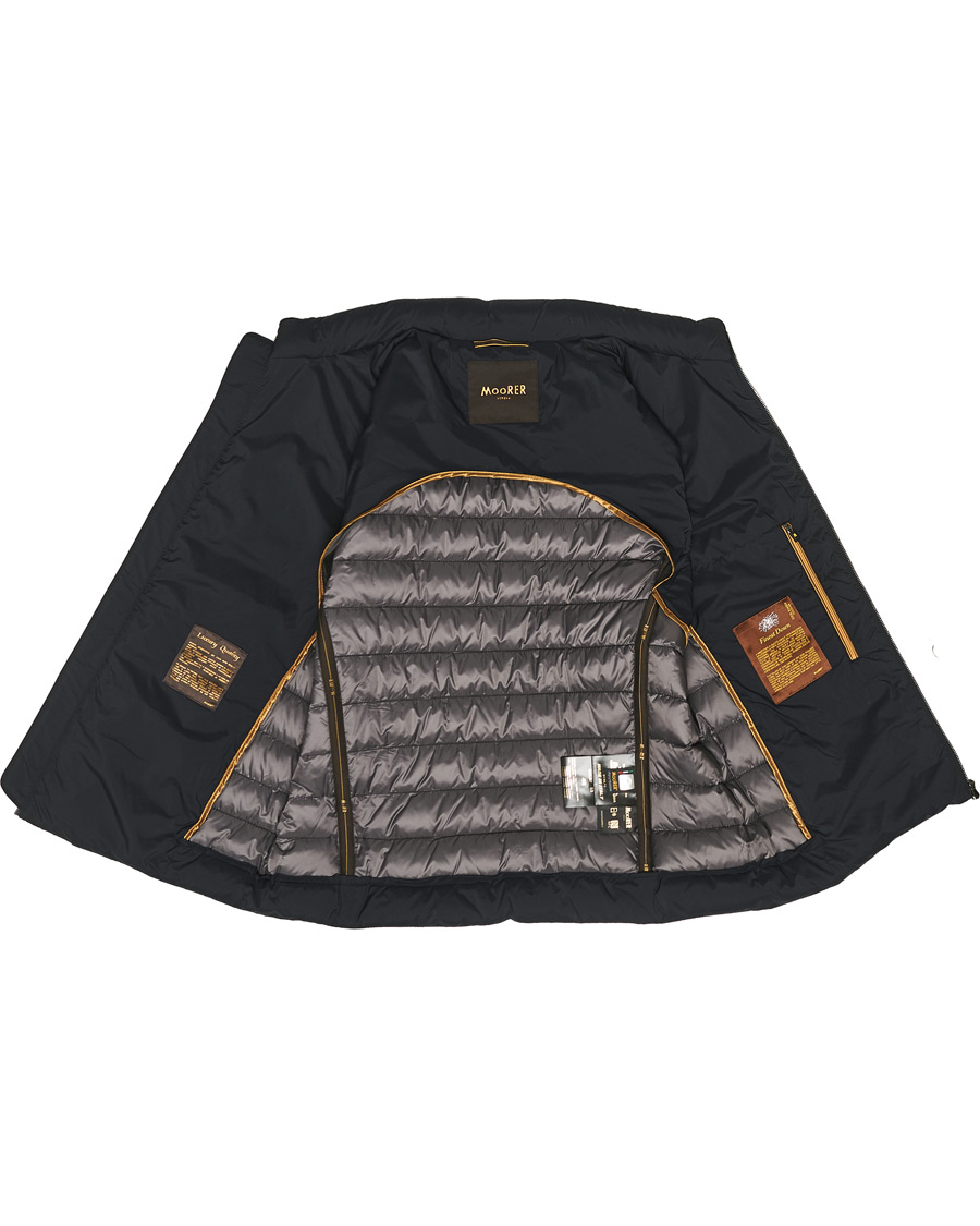 Herre | Jakker | MooRER | Padded Down Vest Dark Blue