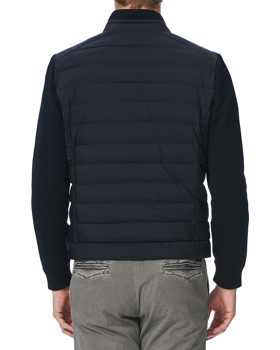 Herre | Jakker | MooRER | Hybrid Padded Jacket Dark Blue