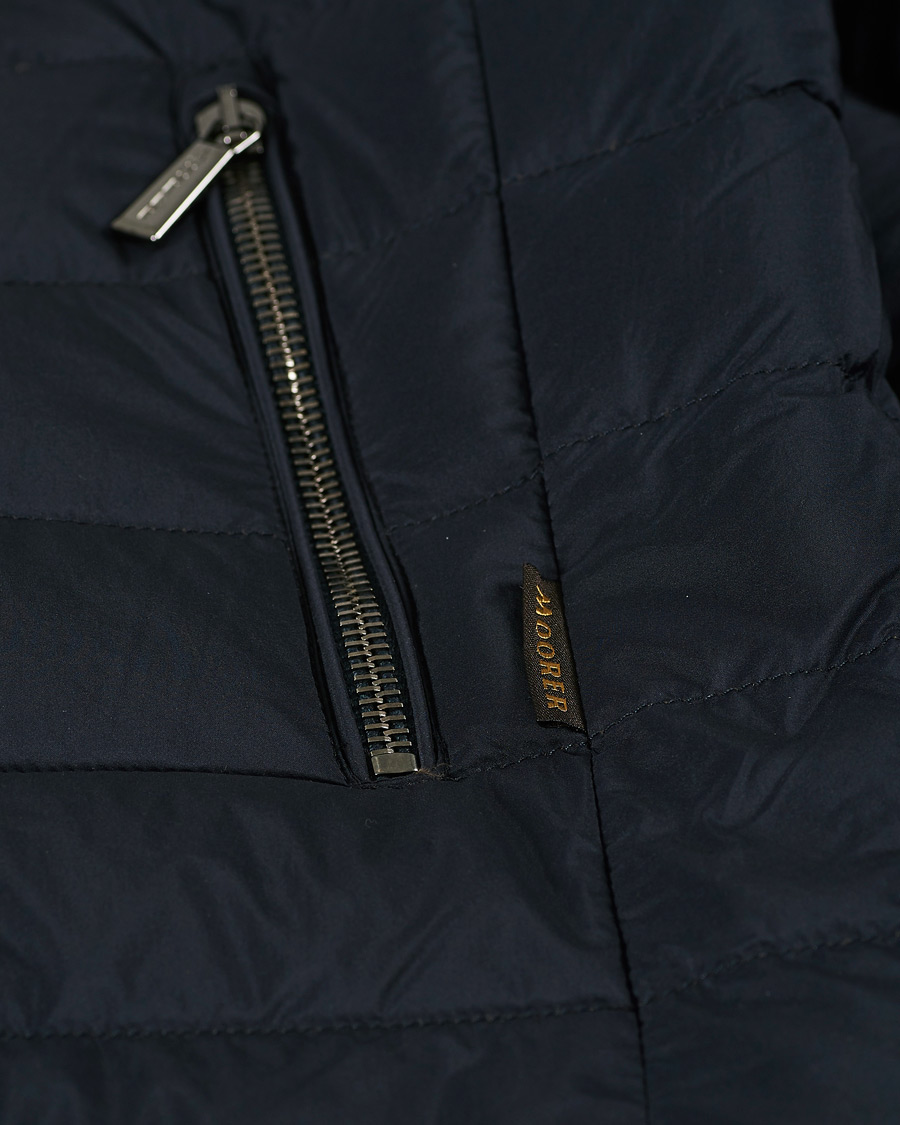 Herre | Jakker | MooRER | Hybrid Padded Jacket Dark Blue