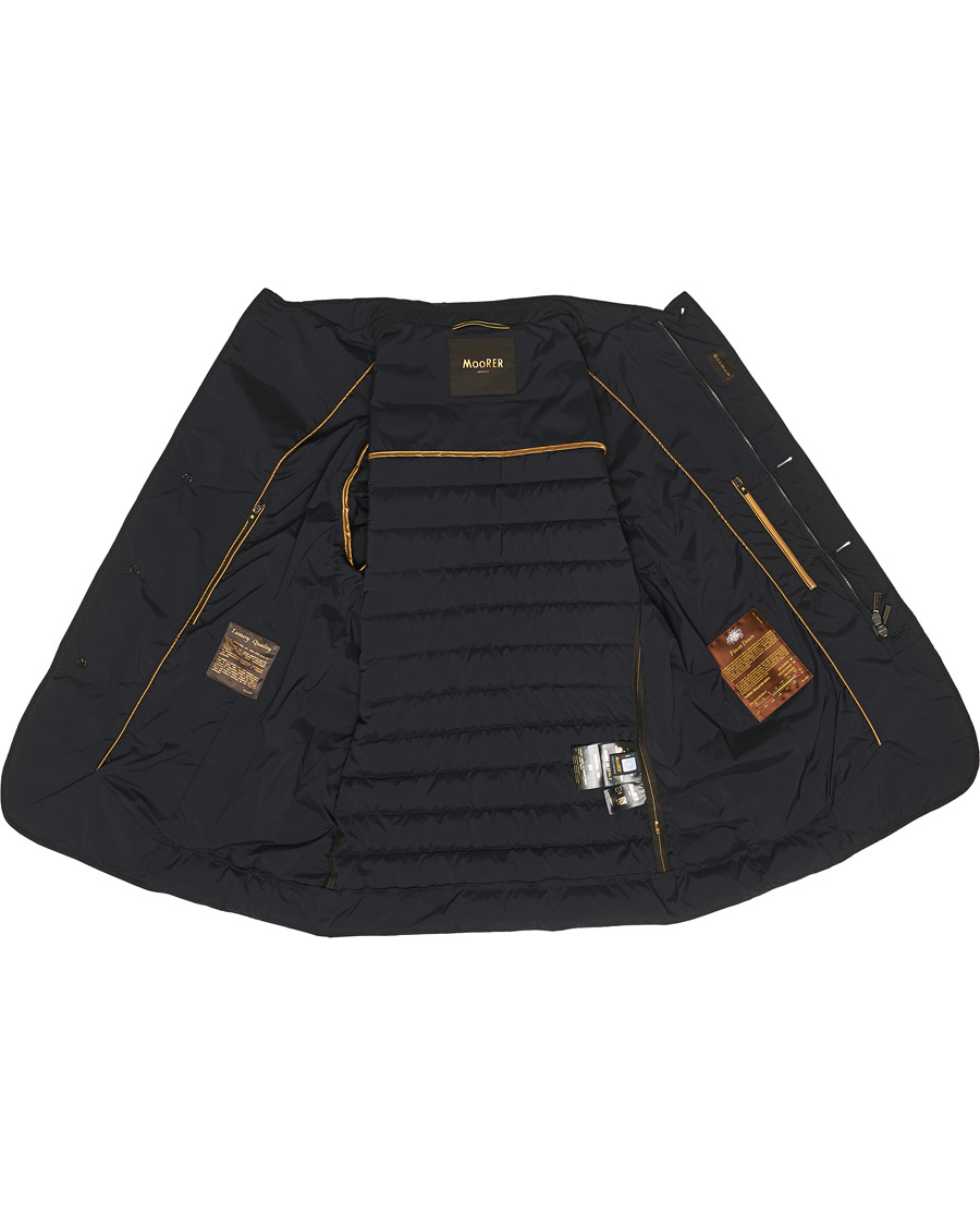 Herre | Jakker | MooRER | Down Padded Blazer Jacket Navy