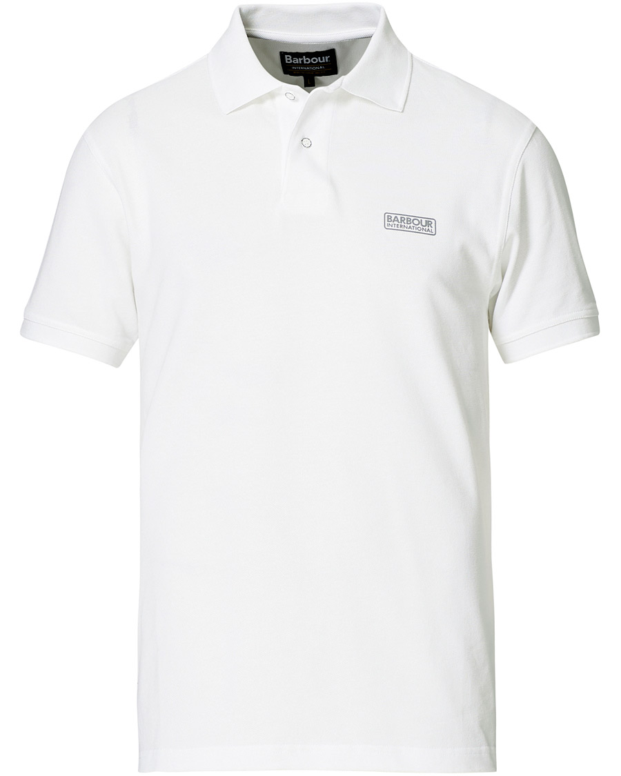 Herre | Pikéer | Barbour International | Essential Polo White