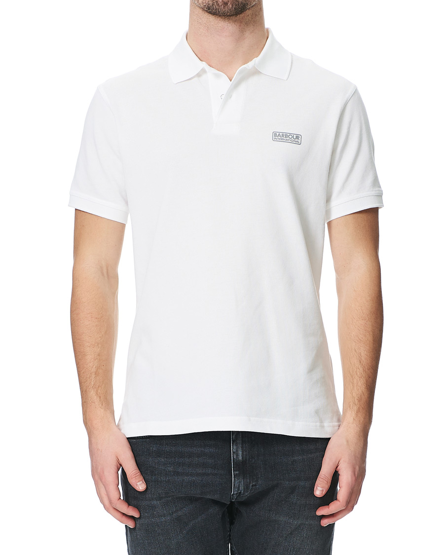 Herre | Pikéer | Barbour International | Essential Polo White