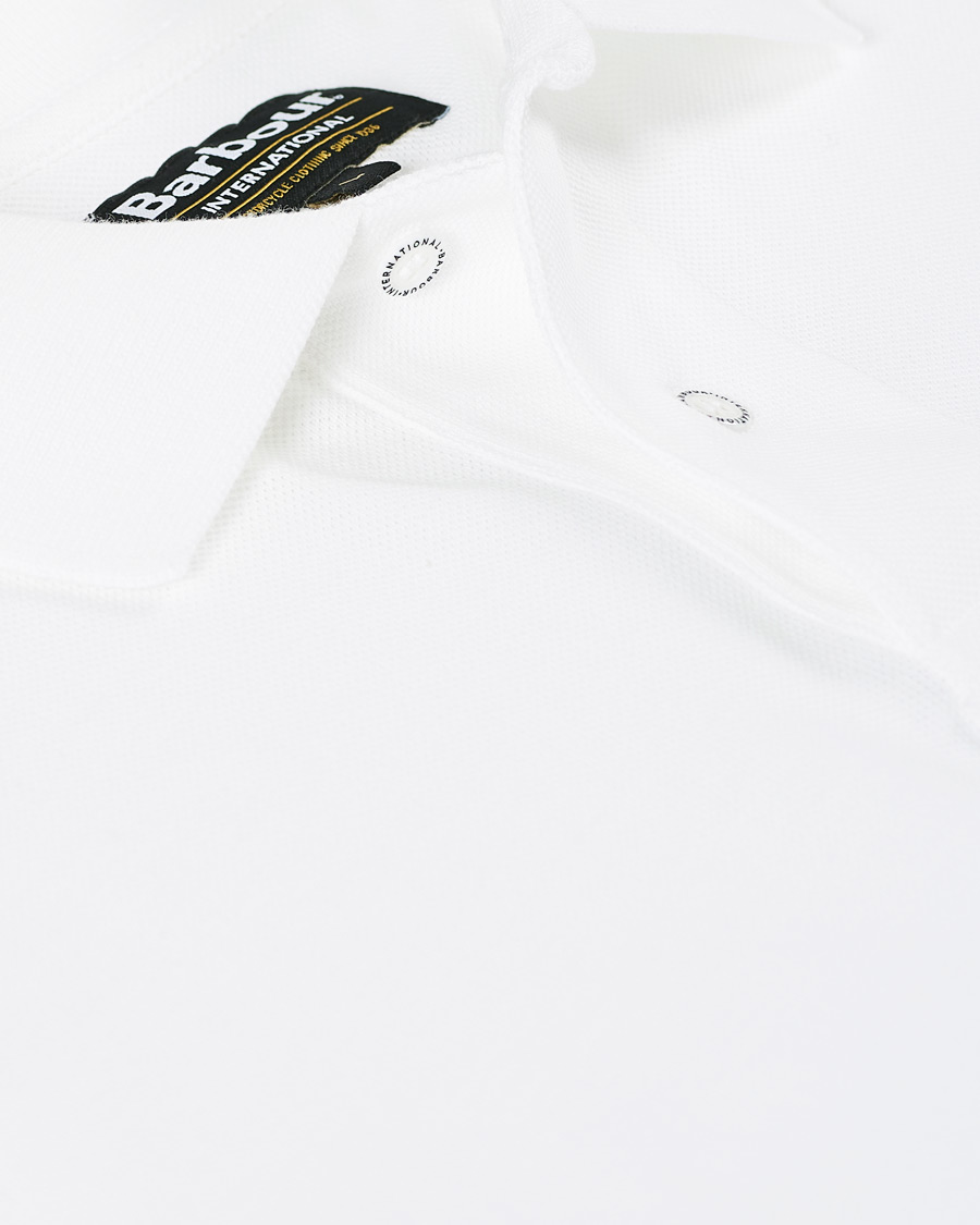 Herre | Pikéer | Barbour International | Essential Polo White