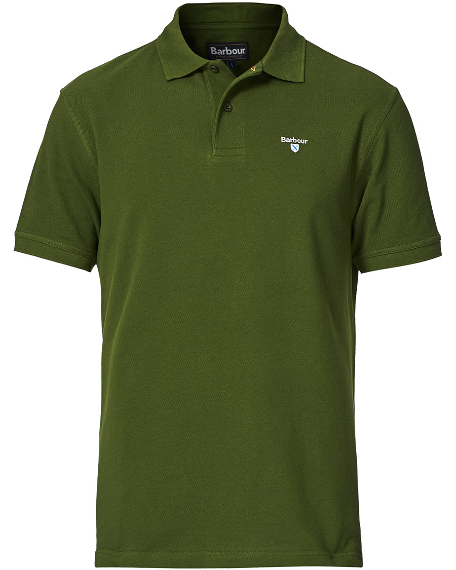 Herre | Pikéer | Barbour Lifestyle | Sports Polo Rifle Green