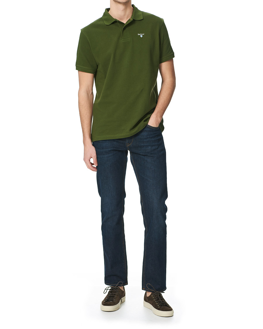 Herre | Pikéer | Barbour Lifestyle | Sports Polo Rifle Green