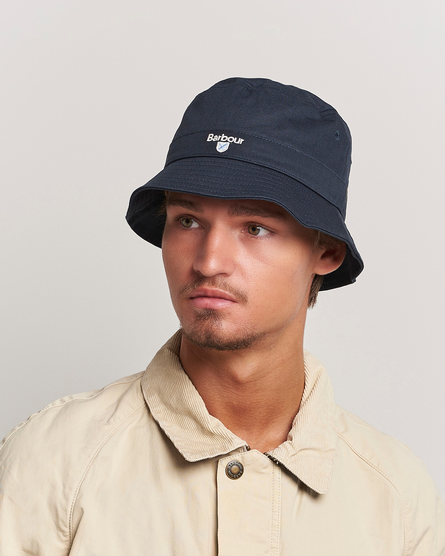 Herre | Hatter | Barbour Lifestyle | Cascade Bucket Hat Navy