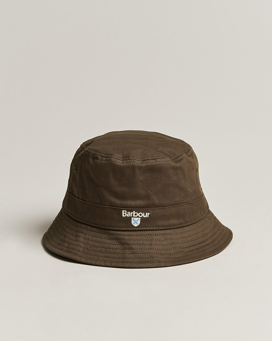 Herre | Barbour Lifestyle Cascade Bucket Hat Olive | Barbour Lifestyle | Cascade Bucket Hat Olive