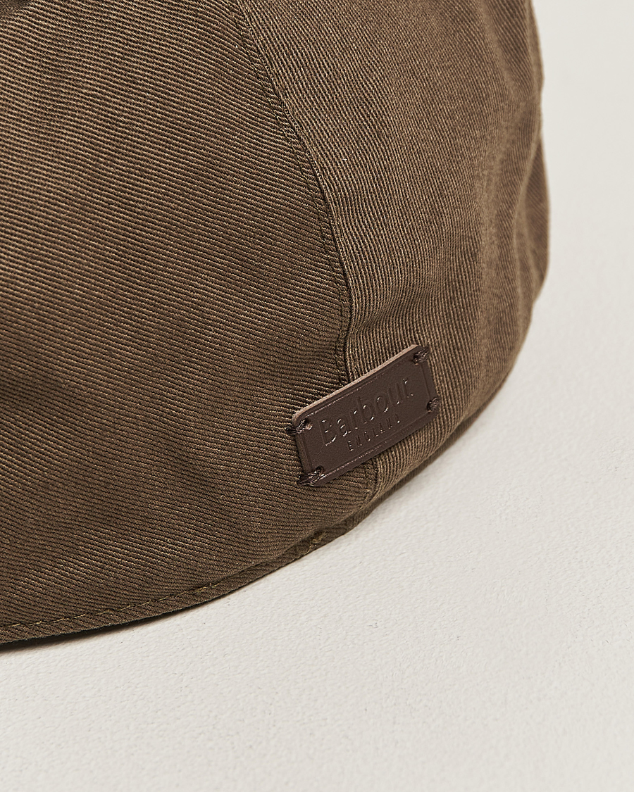 Herre | Hatter og capser | Barbour Lifestyle | Finnean Cotton Cap Olive