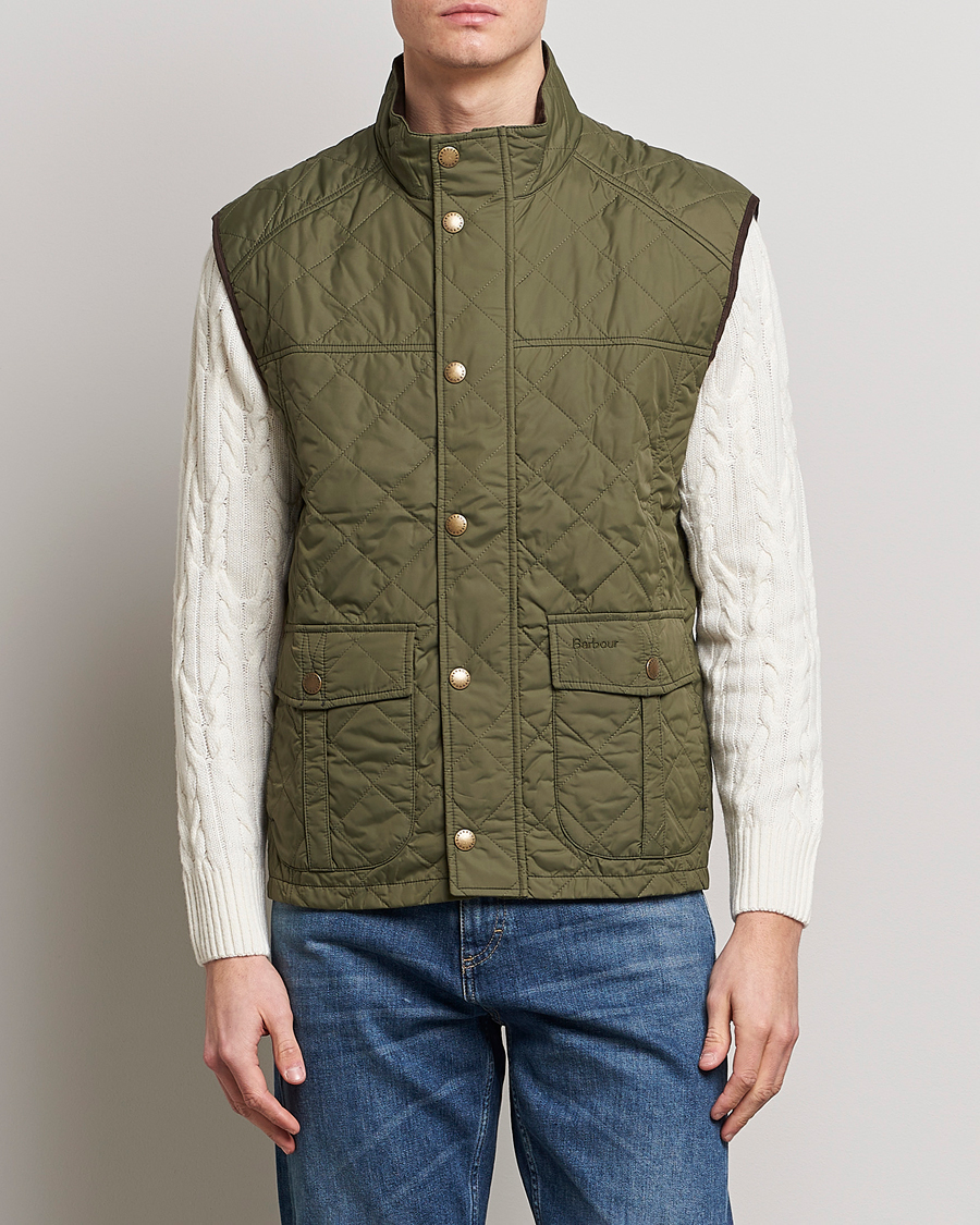 Herr | Västar | Barbour Lifestyle | Explorer Gilet Mid Olive