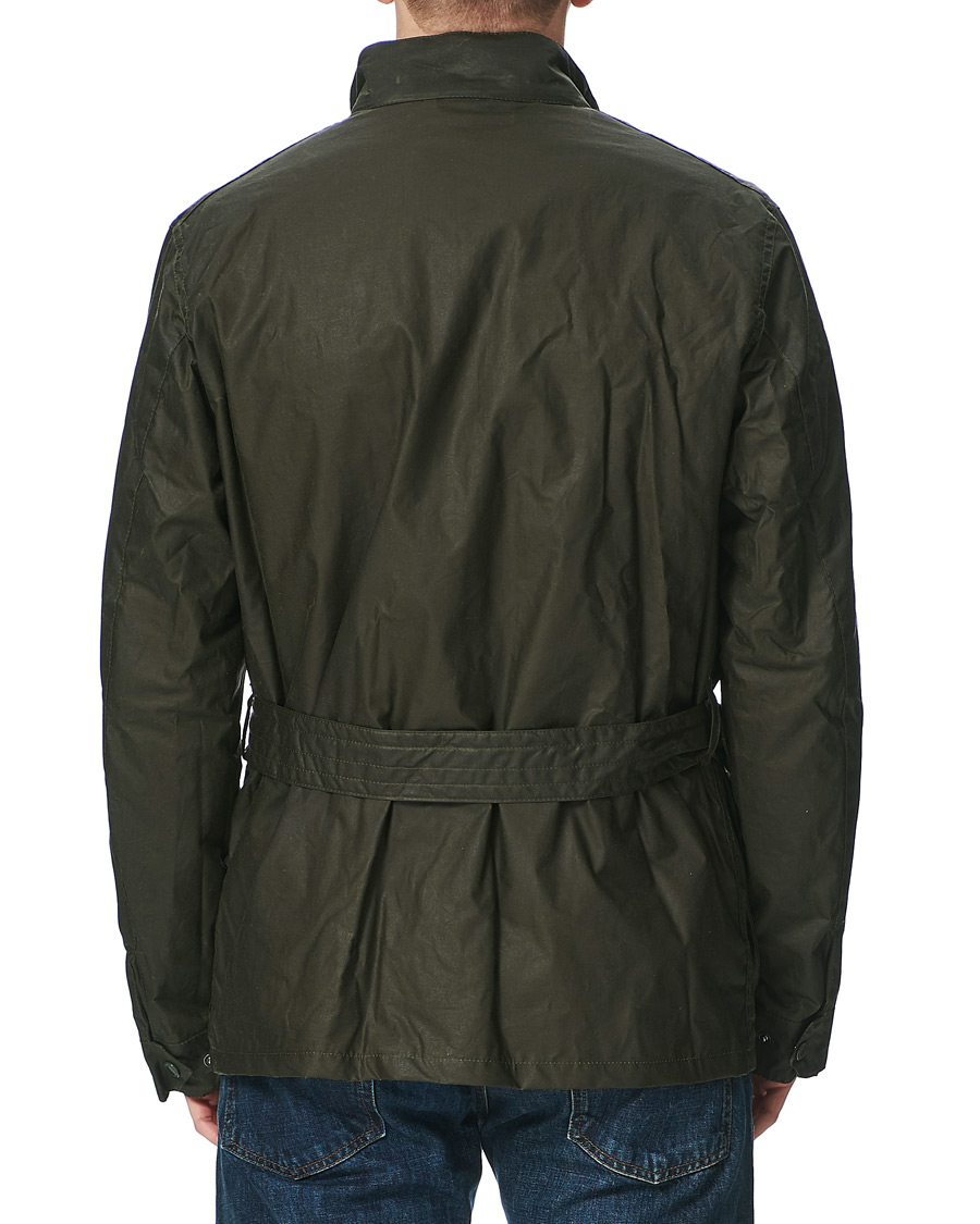 Herre | Jakker | Barbour International | Lightweight Slim Wax Jacket Archive Olive