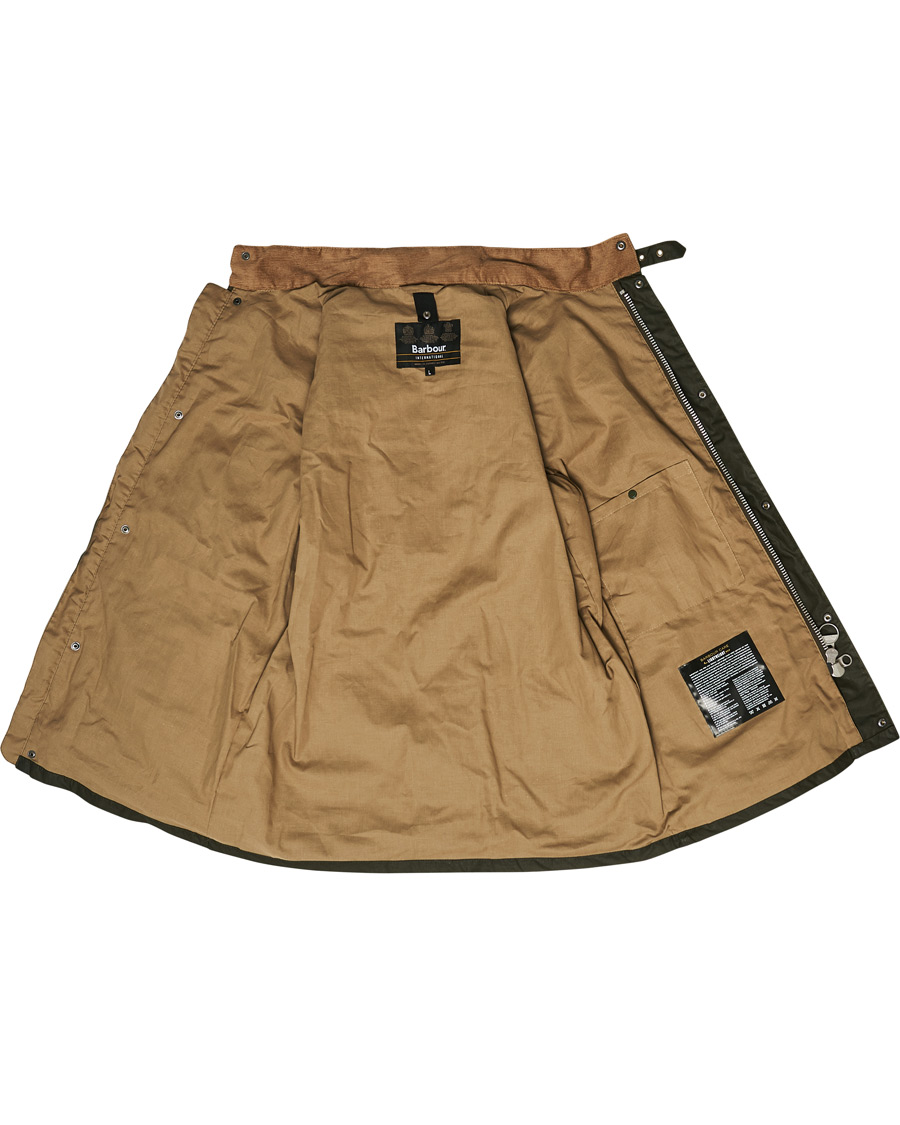 Herre | Jakker | Barbour International | Lightweight Slim Wax Jacket Archive Olive