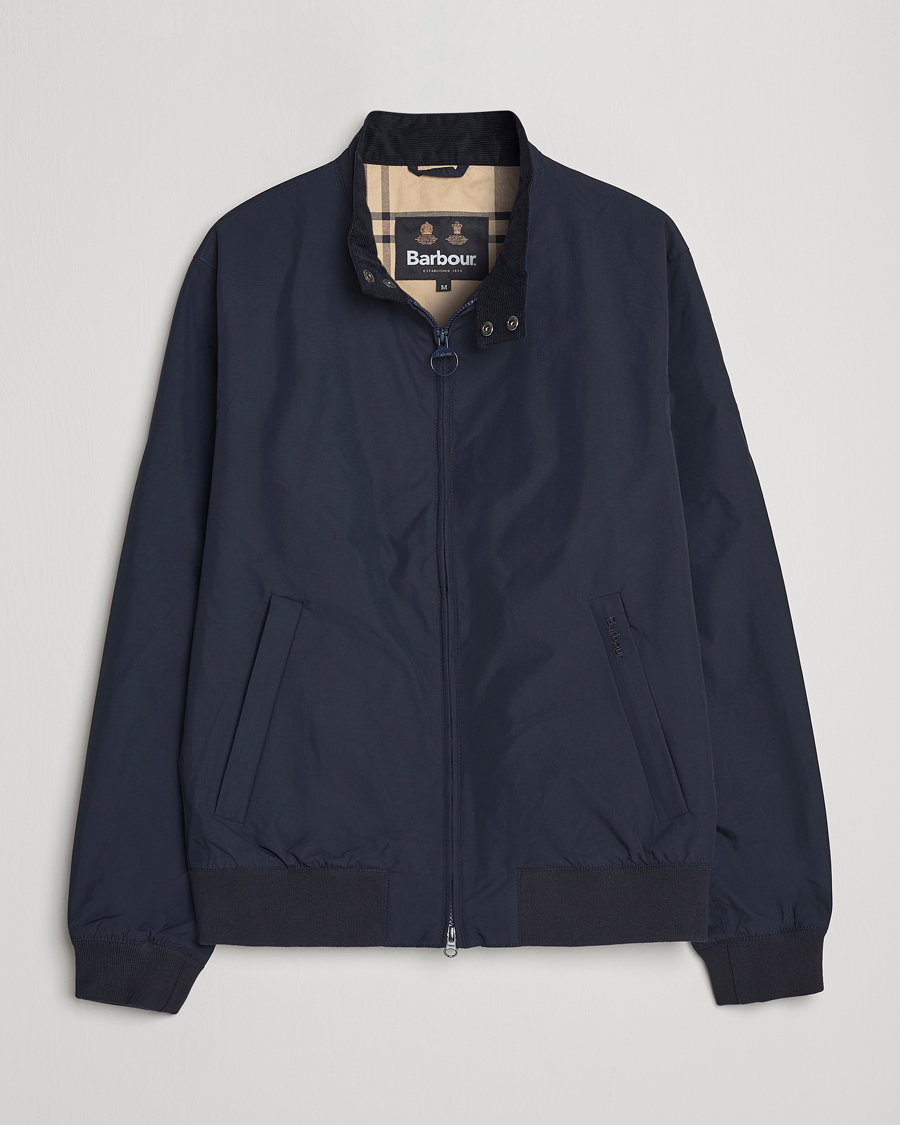 Barbour harrington jacket navy shop