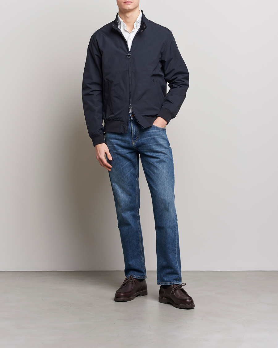 Herre | Jakker | Barbour Lifestyle | Royston Casual Harrington Jacket Navy