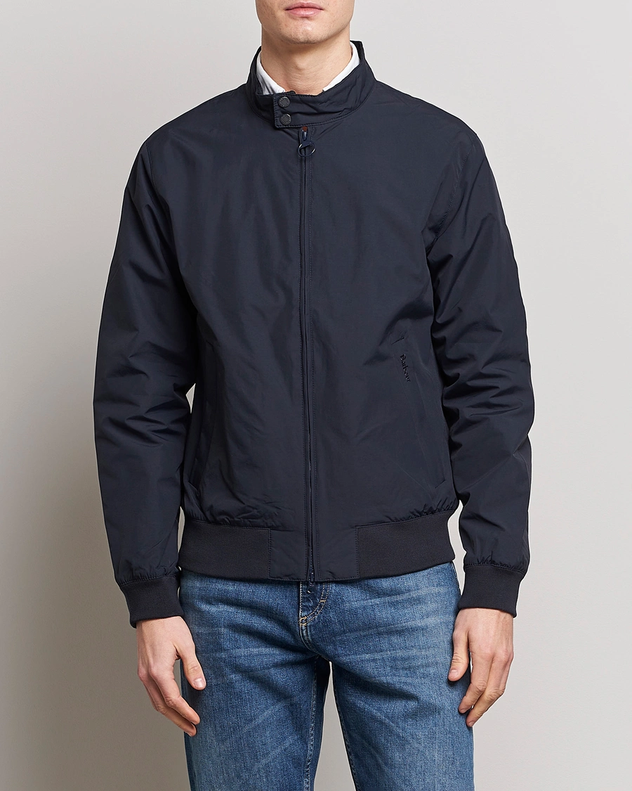 Herre | Klær | Barbour Lifestyle | Royston Casual Harrington Jacket Navy