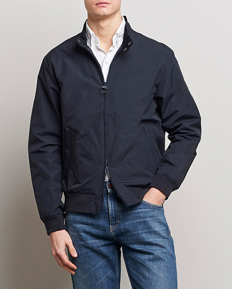 Herre | Jakker | Barbour Lifestyle | Royston Casual Harrington Jacket Navy