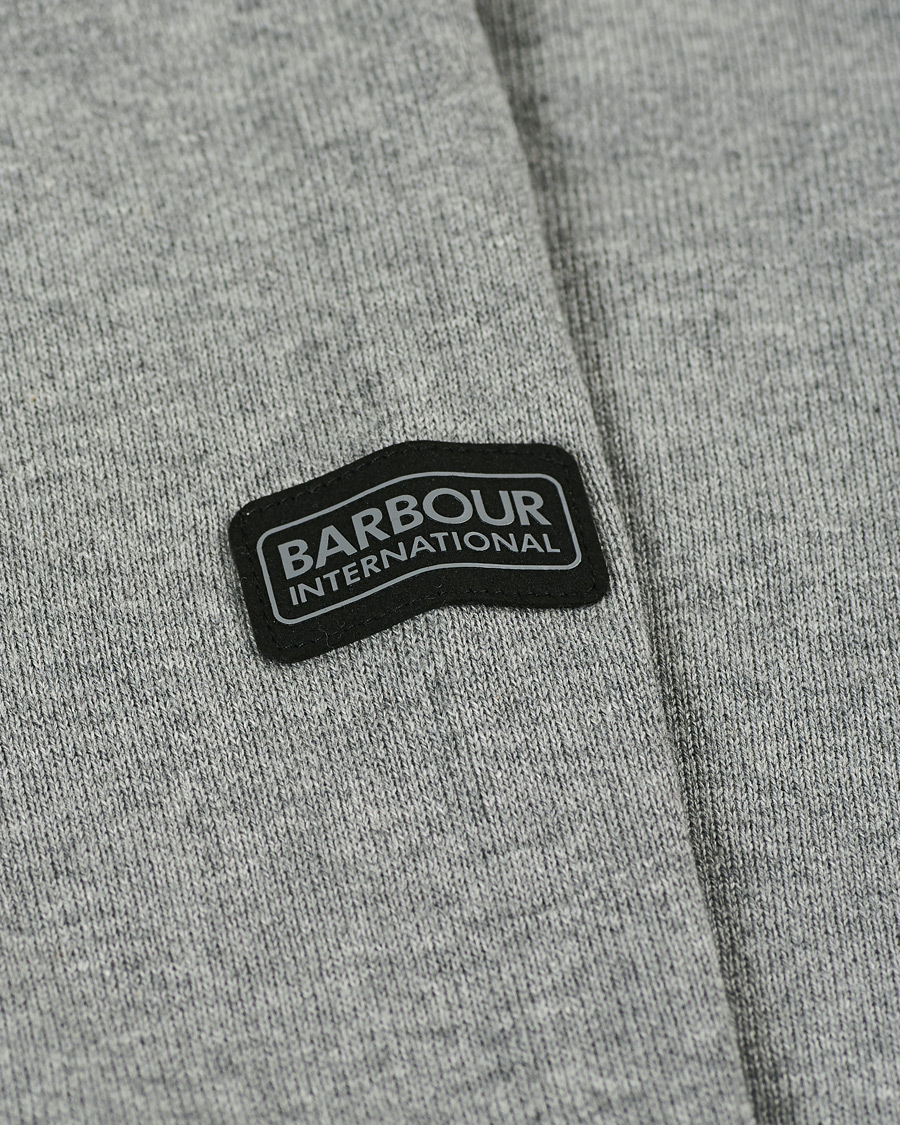 Herre | Gensere | Barbour International | Cotton Crew Neck Antracite Marl