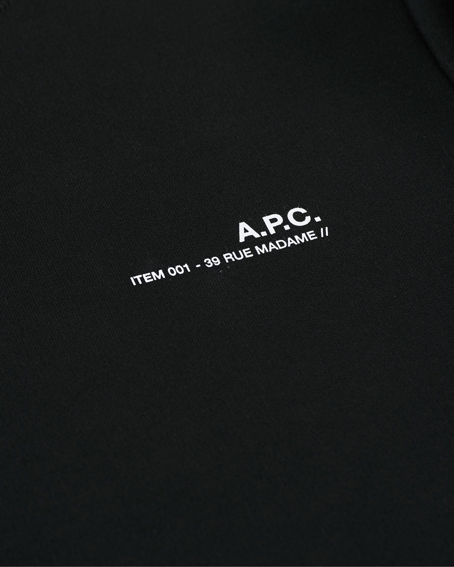 Herre | Gensere | A.P.C. | Item Crew Neck Sweatshirt Black