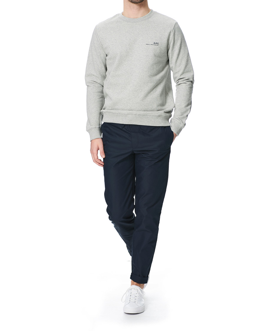 Herre | Gensere | A.P.C. | Item Crew Neck Sweatshirt Heather Grey
