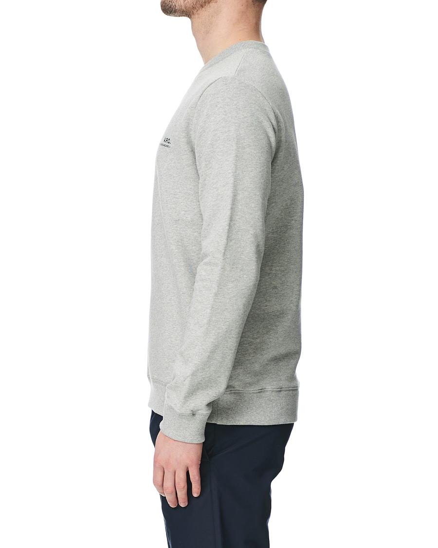 Herre | Gensere | A.P.C. | Item Crew Neck Sweatshirt Heather Grey