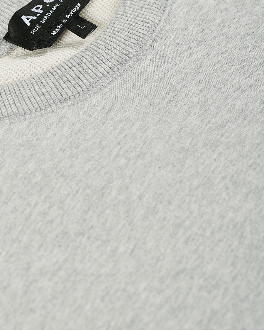 Herre | Gensere | A.P.C. | Item Crew Neck Sweatshirt Heather Grey