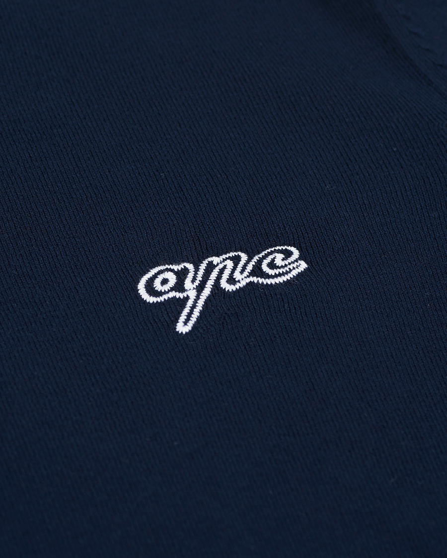 Herre | Gensere | A.P.C. | Otis Logo Crew Neck Sweater Navy