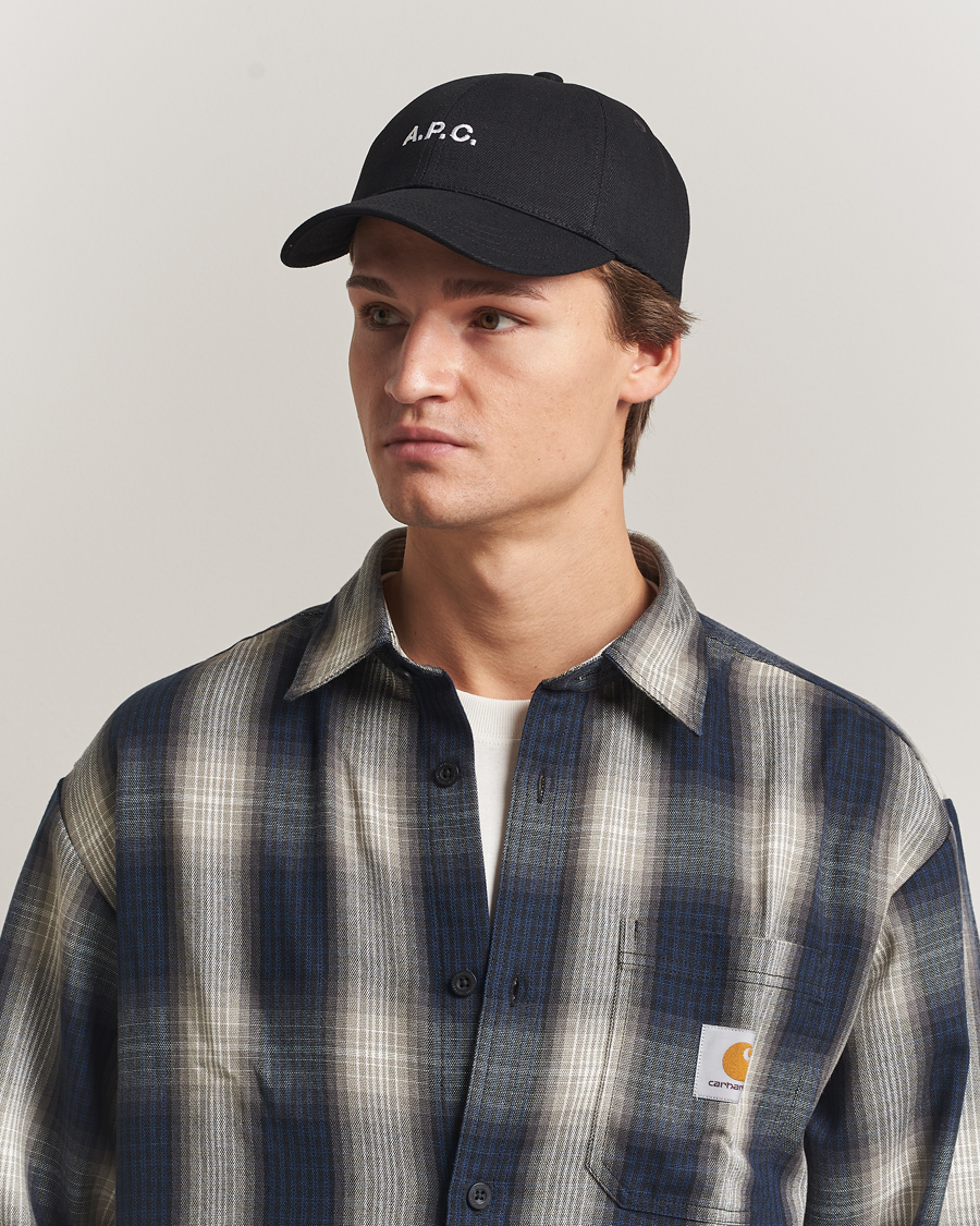 Herre | Hatter og capser | A.P.C. | A.P.C.Charlie Baseball CapBlack