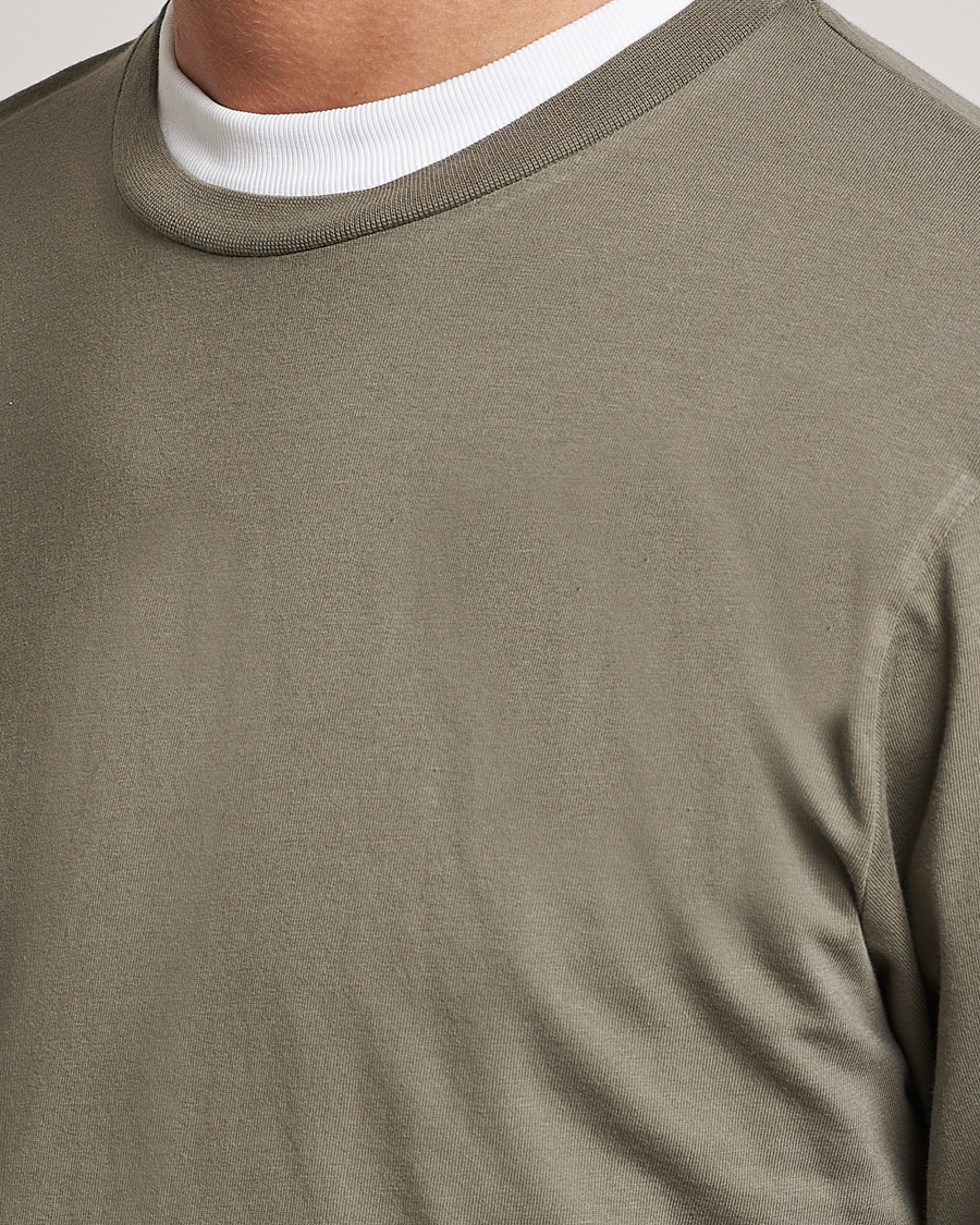 Herre | T-Shirts | Colorful Standard | Classic Organic Long Sleeve T-shirt Dusty Olive