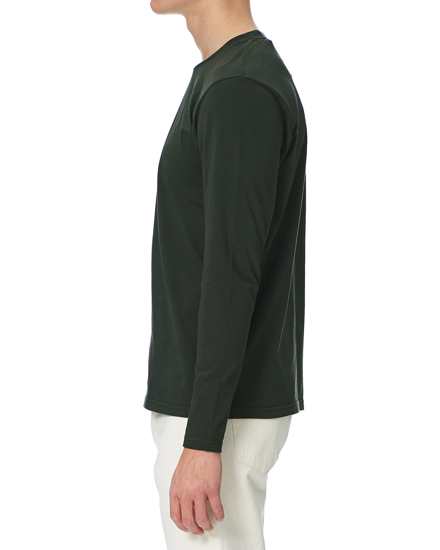 Herre | T-Shirts | Colorful Standard | Classic Organic Long Sleeve T-shirt Hunter Green