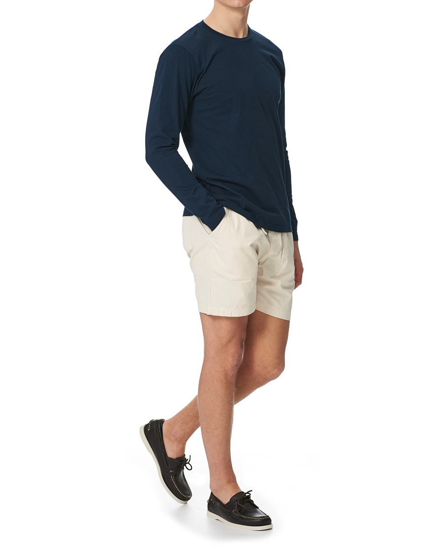 Herre | T-Shirts | Colorful Standard | Classic Organic Long Sleeve T-shirt Navy Blue