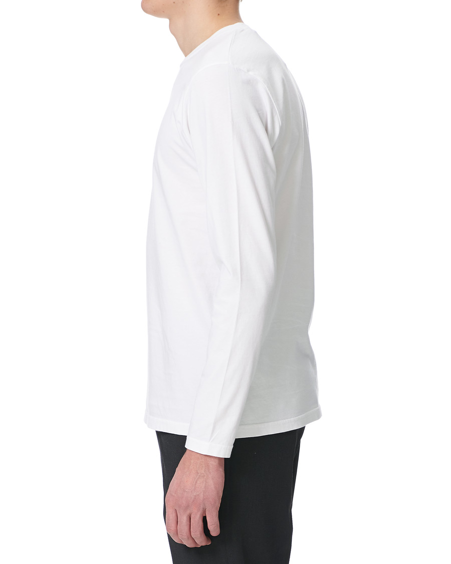 Herre | T-Shirts | Colorful Standard | Classic Organic Long Sleeve T-shirt Optical White