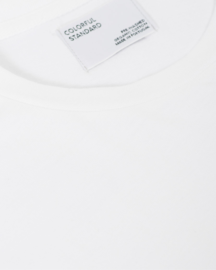 Herre | T-Shirts | Colorful Standard | Classic Organic Long Sleeve T-shirt Optical White