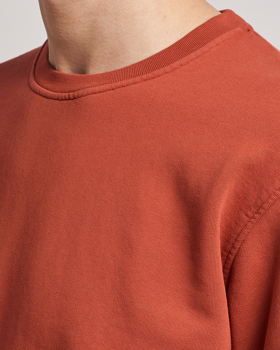 Herre | Gensere | Colorful Standard | Classic Organic Crew Neck Sweat Dark Amber