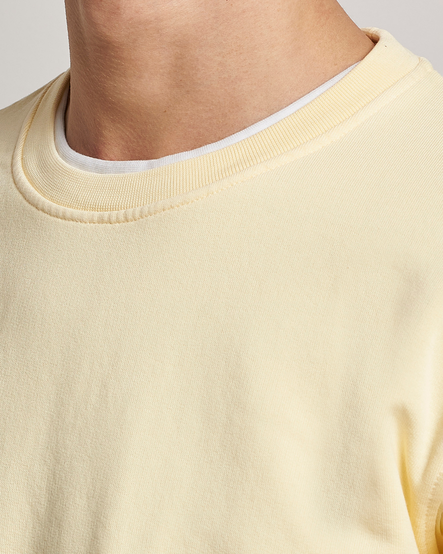 Herre | Gensere | Colorful Standard | Classic Organic Crew Neck Sweat Soft Yellow