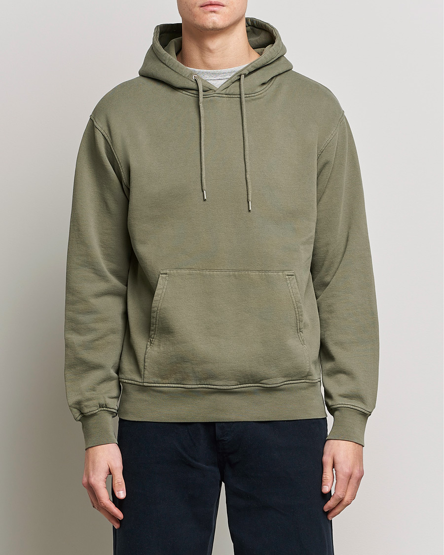 Herre | Gensere | Colorful Standard | Classic Organic Hood Dusty Olive