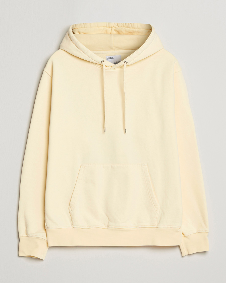 Herre | Gensere | Colorful Standard | Classic Organic Hood Soft Yellow