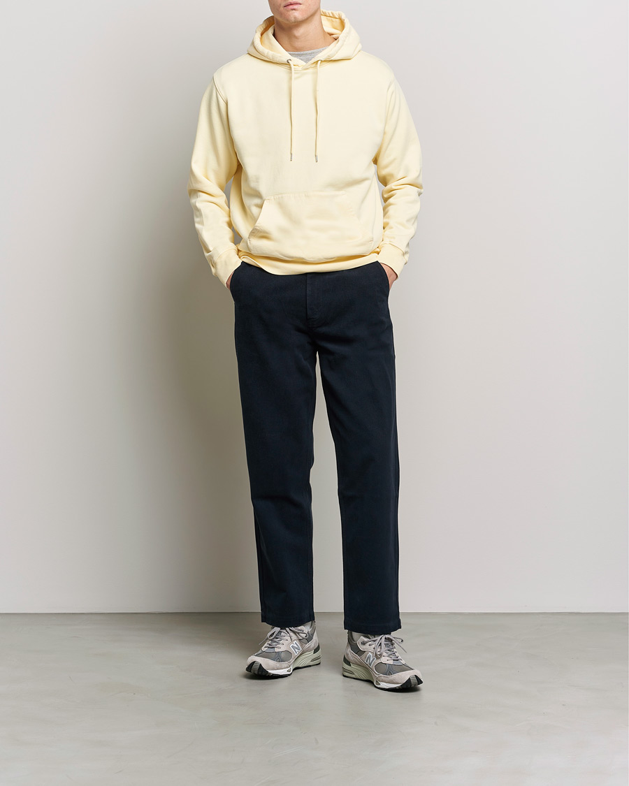 Herre | Gensere | Colorful Standard | Classic Organic Hood Soft Yellow