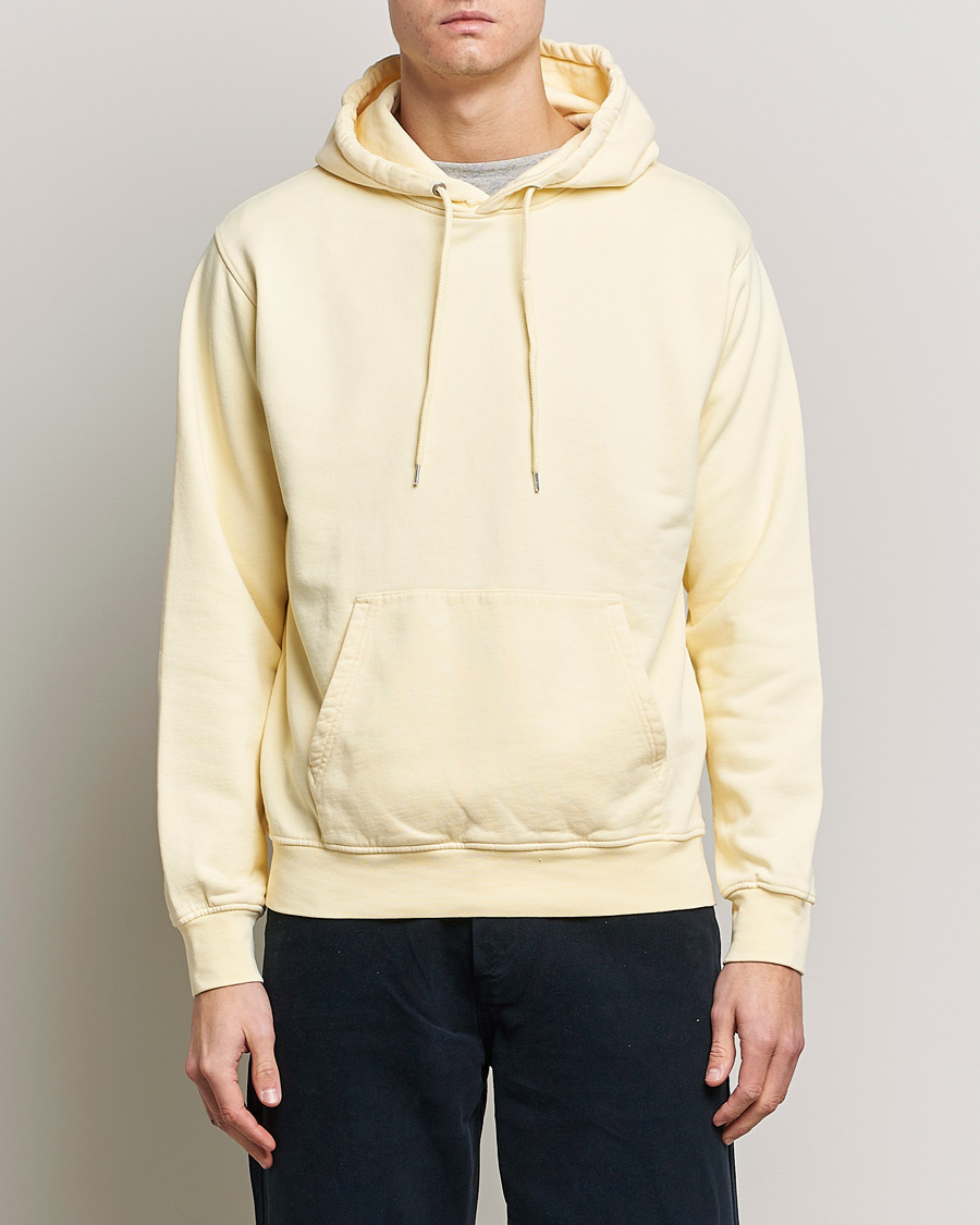 Herre | Gensere | Colorful Standard | Classic Organic Hood Soft Yellow