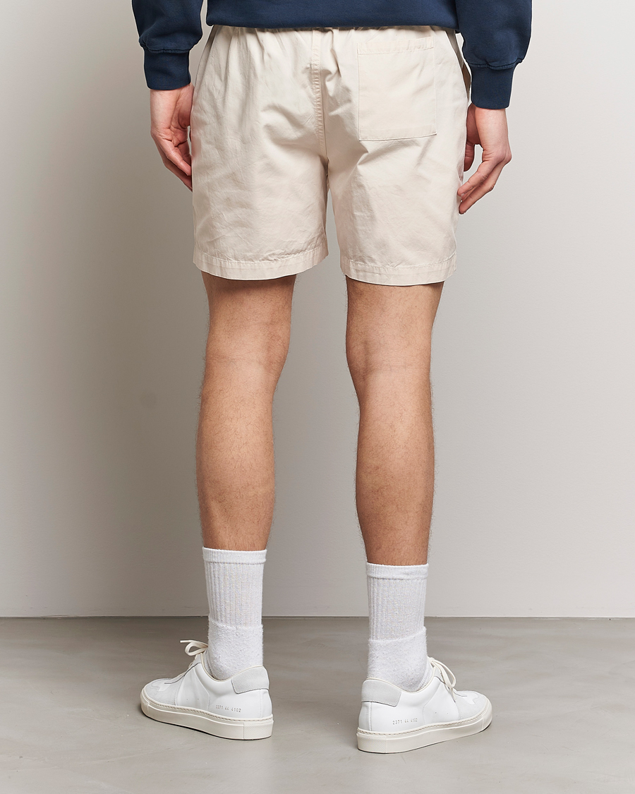Herre | Shorts | Colorful Standard | Classic Organic Twill Drawstring Shorts Ivory White