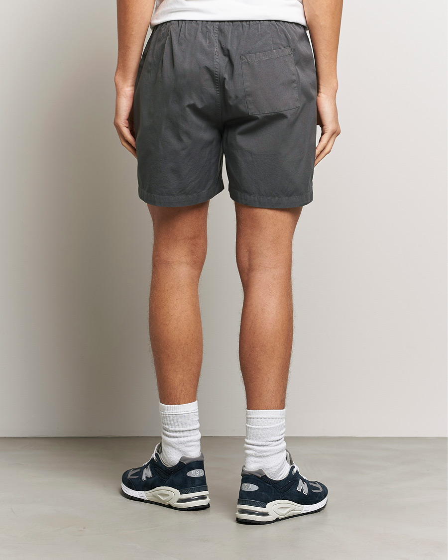 Herre | Shorts | Colorful Standard | Classic Organic Twill Drawstring Shorts Lava Grey