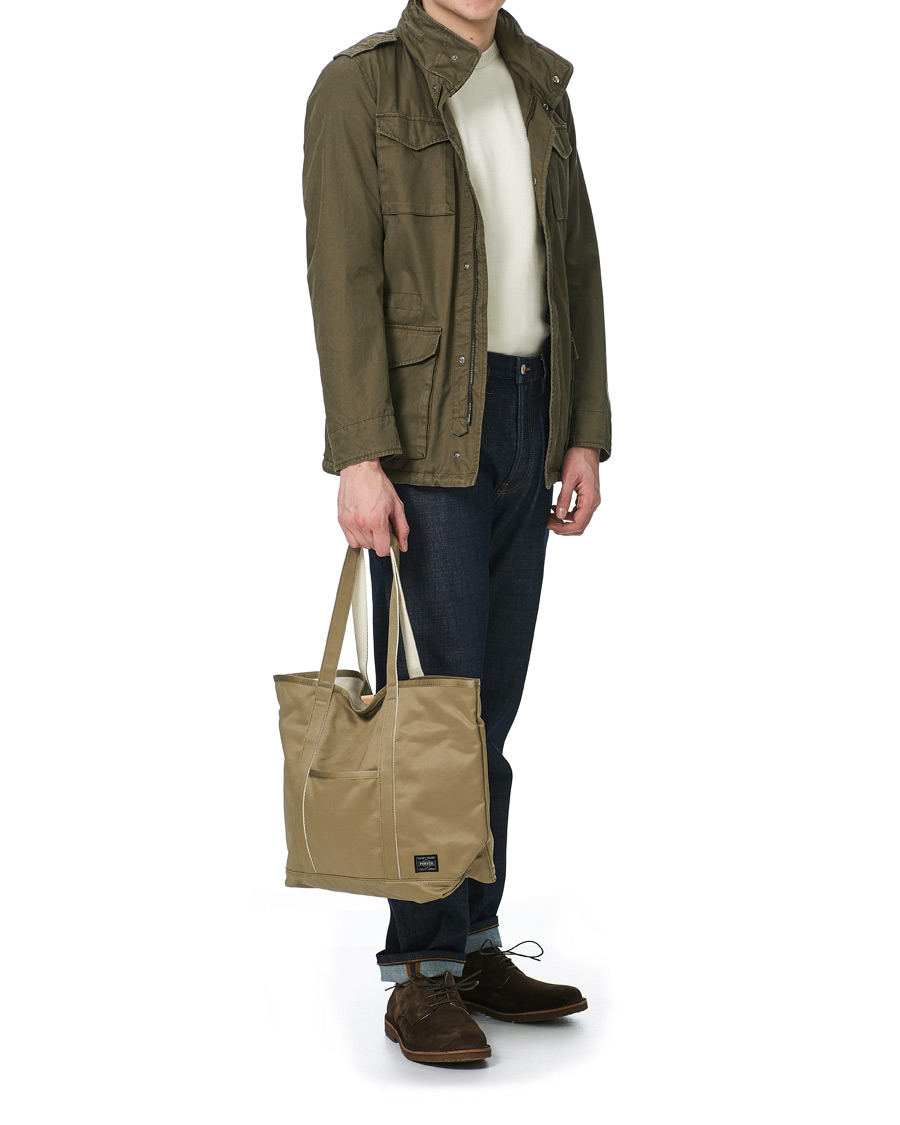 Herre | Porter-Yoshida & Co. Weapon Canvas Tote Bag Beige | Porter-Yoshida & Co. | Weapon Canvas Tote Bag Beige