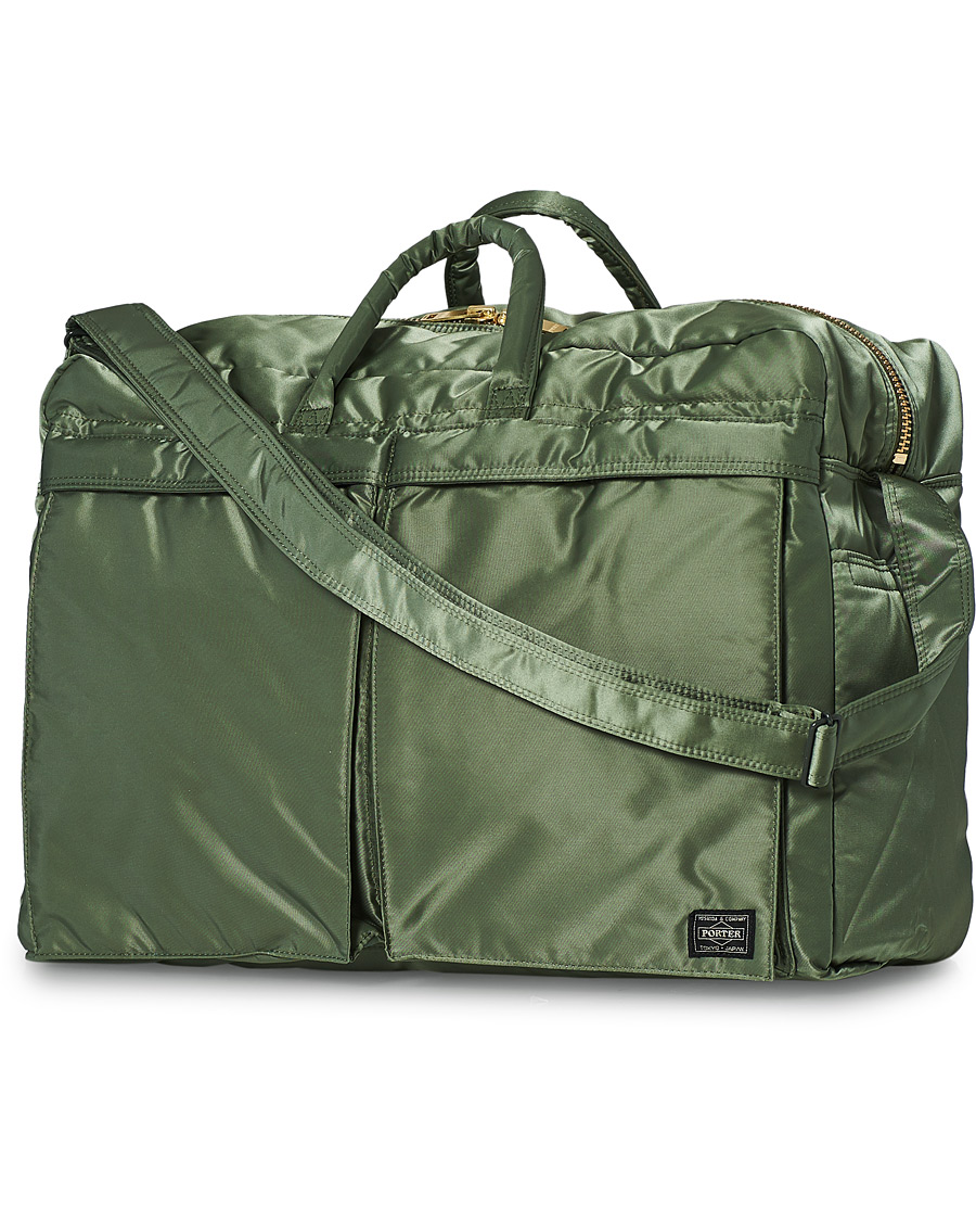 Herre | Porter-Yoshida & Co. Tanker 2Way Boston Weekender Sage Green | Porter-Yoshida & Co. | Tanker 2Way Boston Weekender Sage Green
