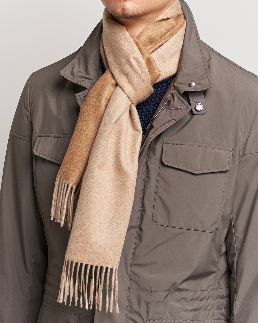 Herre | Piacenza Cashmere | Piacenza Cashmere | Vicuna/Baby Cashmere Scarf Camel