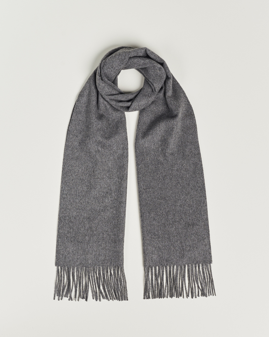 Herre | Skjerf | Piacenza Cashmere | Cashmere Scarf Grey Melange