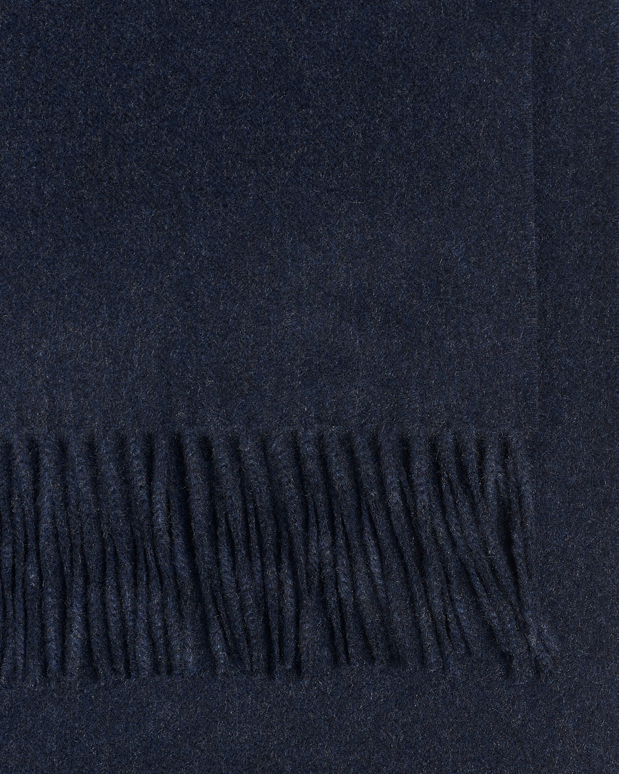 Herre | Skjerf | Piacenza Cashmere | Cashmere Scarf Navy Melange